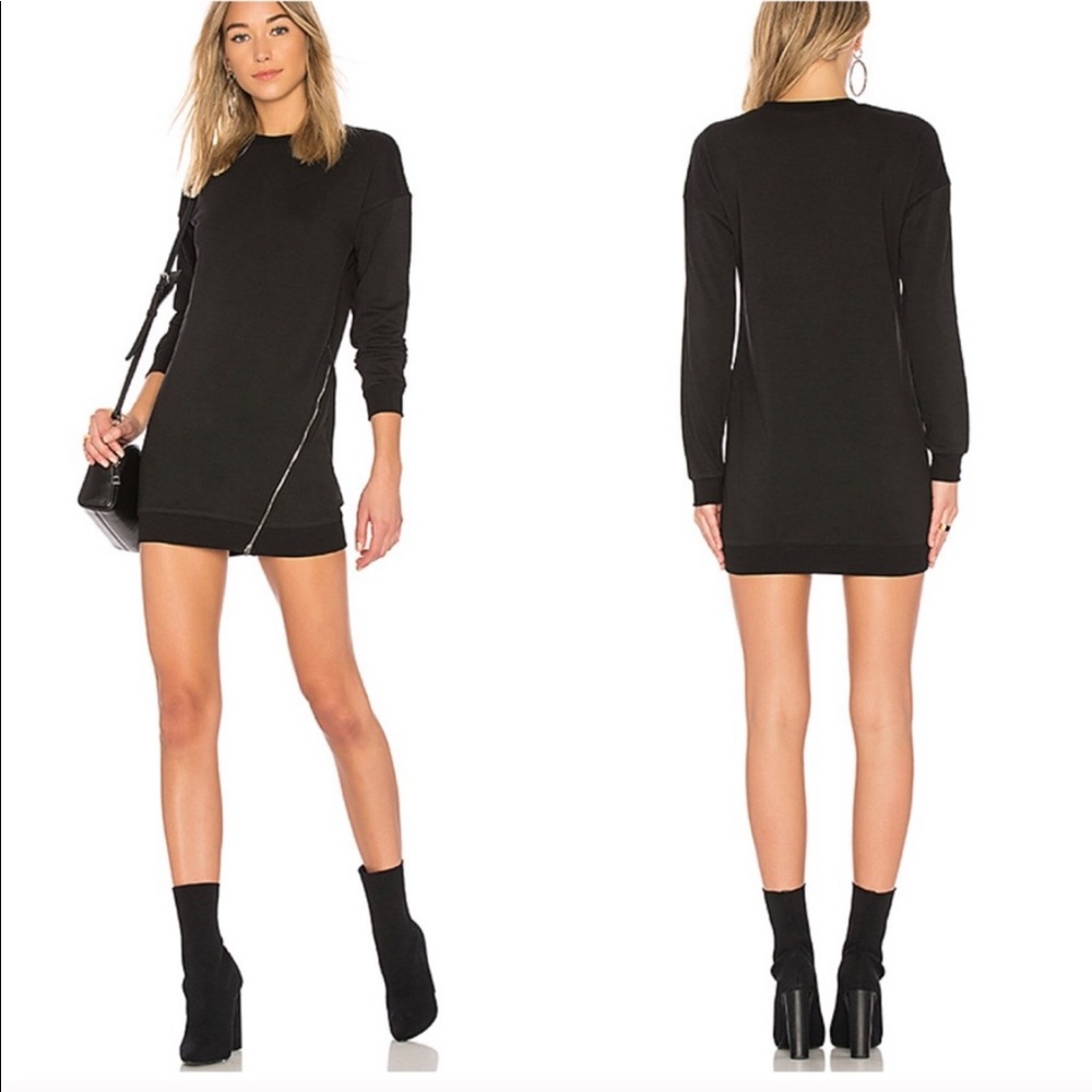 NWOT by the way. Tarina black sweatshirt dress